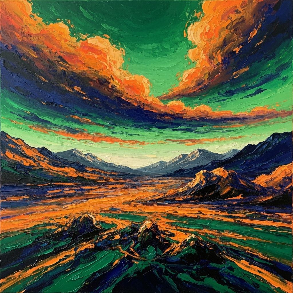 Emotional Landscapes: Abstract Interpretations of Internal States Expressed Through Color and Form