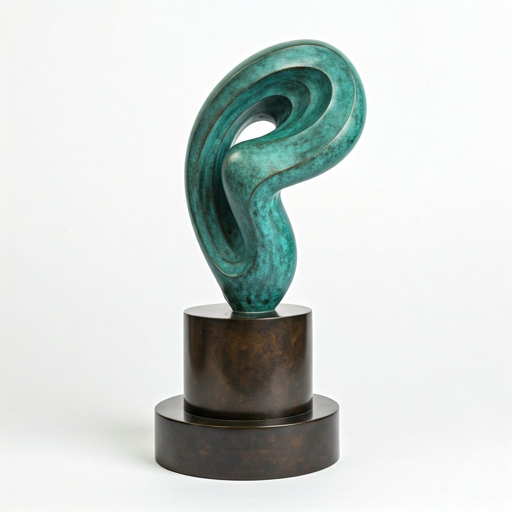 Sculptural Form Number One: A Study in Balance, Tension, and Material Transformation